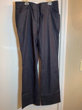 Ann Taylor Denim-like Boot-Cut Dress Pants